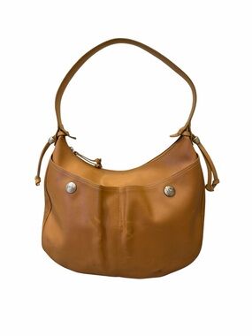 Longchamp Leather Hobo Shoulder Bag